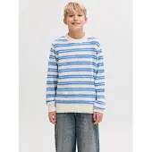Jack & Jones Junior Pull-over bleu / bleu clair / blanc