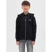 Jack & jones Junior Veste de survêtement noir / blanc