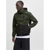 Jack & Jones Veste mi-saison 'JJERush' olive / noir
