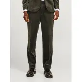 Jack & Jones Premium Pantalon à plis vert foncé
