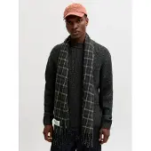 Jack & jones Écharpe noir / blanc