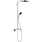 Hansgrohe Set Pulsify S Showerpipe 260 avec douche de tête, douchette à main et ShowerTablet, 1 pièce.
