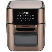 Klausberg Four Électrique et Friteuse KB-7598 Noir 12 Litres 1800 W avec Minuterie Digitale et Fonction de Circulation d'Air