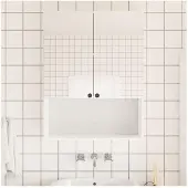 vidaXL Films de miroir 2 pcs auto-adhésive 90x150 cm PET