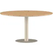 Ebuy24 Croft table de jardin Ø120cm beige.