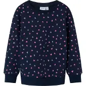 Name it Sweat-shirt 'Davina' saphir / violet / rose clair