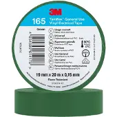 3M Temflex ruban isolant vinyle 165, 19 mm x 20 m (19 mm)