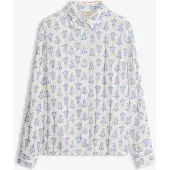 Bonprix Chemisier en viscose texturée avec fil brillant