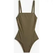 Bonprix Maillot 1 pièce à encolure carrée