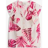 Bonprix Blouse fluide en viscose mélangée
