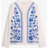 Bonprix Blouse brodée 100% coton