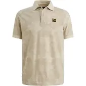 PME Legend Polo Piqué Imprimé Beige
