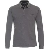 Casamoda Polo Manches Longues Gris taille 5XL