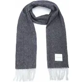 Profuomo Écharpe Agneline Marine Bleu Bleu foncé
