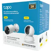 TP-LINK Pack De Caméras De Surveillance Intérieur Et Extérieur Tc82 + Tc71