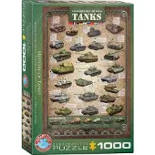 Sonstige Verlage EUROGRAPHICS Puzzle Histoire des chars 1000 pièces