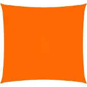 vidaXL Voile d'ombrage Oxford Tissu Carré 2x2 m Orange