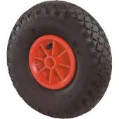 BS Rollen Luftrad D10.200 Gummi schwarz 200mm Tragkraft 80kg Luftreifen Rad