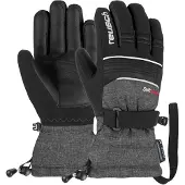 Reusch Gants de sport 'Kondor' noir / noir chiné / blanc