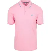Sun68 Polo Petites Rayures Collar Clair Rose taille XXL
