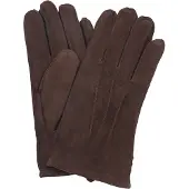 Suitable Gants Suede Marron Foncé
