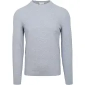 Profuomo Pull Col Rond Bleu Clair