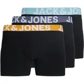 Jack & Jones Boxers 'JACCONOR' bleu-gris / menthe / orange / noir