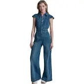 DKNY Combinaison à Manches Courtes Dw2300008 Wide Leg