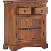 vidaXL Sideboard 63x30x75 cm bois massif acacia