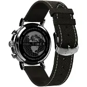 Timex Montre à affichage analogique crème / marron / gris foncé