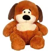 GIPSY TOYS Plüschtier Chubby Dog - - 40 cm Karamell