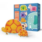 Mideer - Mon 1er puzzle animaux géométriques - TROUSSELIER