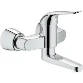 GROHE Mitigeur thermostatique EUROECO SPECIAL 1/2pouce ext. 214mm rév. raccords S ch