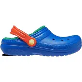 Crocs Sabots enfant Classic Lined Clog T garcons - Bleu - 19 / 20