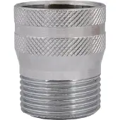 Schlosser Robinet de fermeture, raccords, arrêt d'eau, protection contre les ruptures de tuyau. DN20, 3/4", chromé
