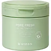 Mizon Pore Fresh disques exfoliants visage pour peaux sensibles sujettes à l'acné 60 pcs