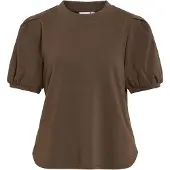 Vila Sweat-shirt 'VIHARISA' brun foncé