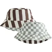 Next Chapeau beige clair / chocolat