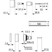 GROHE Verlängerungs-Set 27,5mm chrom