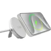 SBS Chargeur 15w Qi2 Stand Blanc
