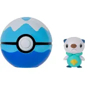 Pokémon Figurine - Clip 'N' GO - Oshawott av. Dive Balle - - UneTaille - Figurine de Jeu
