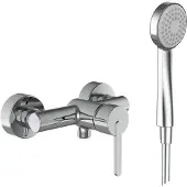 Laufen Lua Mitigeur de douche, apparent, avec accessoires, chromé, H3310810041311