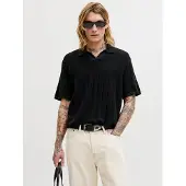 Jack & Jones Bradley Short Sleeve Sweater Noir XS Homme