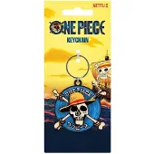 Pyramid One Piece Portachiavi Girevole: Straw Hat Crew, Multicolore