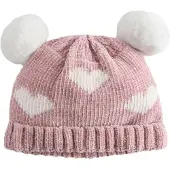 Next Bonnet rose ancienne / blanc