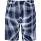 Mey Pantalon de pyjama bleu foncé / blanc