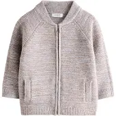 Next Cardigan beige chiné / bleu clair