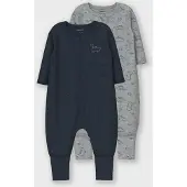 Name it Pyjama bleu marine / gris chiné