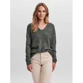 Vero Moda Pull-over 'Lefile' vert foncé