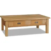 vidaXL Table basse en teck massif 100x60x35 cm